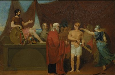 Lite tra Achille e Agamennone da William Page