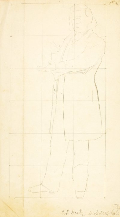 Uomo in piedi, gesticolante da William Page