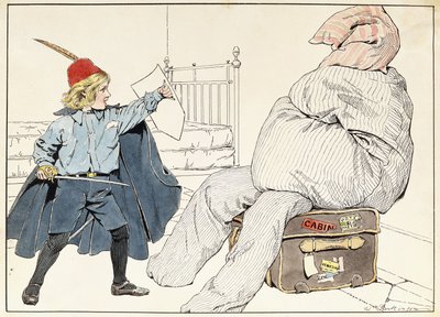 Il Cavaliere Errante che Respinge il Suo Nemico da William Parkinson