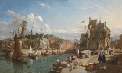 Honfleur, Normandia da William Parrott