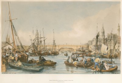 Ponte di Londra, dal Pool da William Parrott