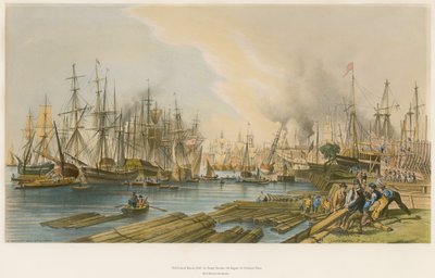 Costruzione di Navi a Limehouse, il Presidente sugli scali da William Parrott