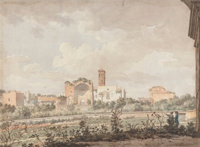 Tempio di Venere e Roma dal Colosseo da William Pars