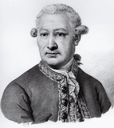 Ritratto di Giovanni Alessandro Brambilla (1728-1800), Barone di Carpiano, anatomista, patologo e medico italiano, incisione da Nicolas Toussaint Charlet