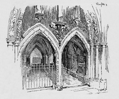 Ingresso alla Sala Capitolare, c1897 da William Patten