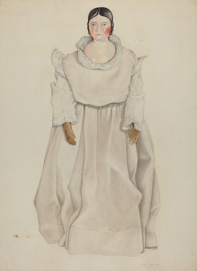 Bambola con Testa di Porcellana da William Paul Childers