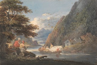 Sul Fiume Tivy, vicino a Cardigan, Galles da William Payne