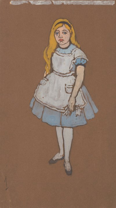 Alice (costumi per Alice nel paese delle meraviglie, 1915) da William Penhallow Henderson