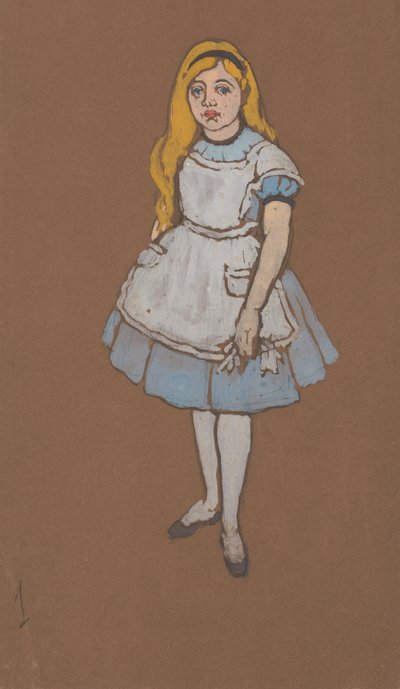 Costume di Alice per Alice nel Paese delle Meraviglie da William Penhallow Henderson