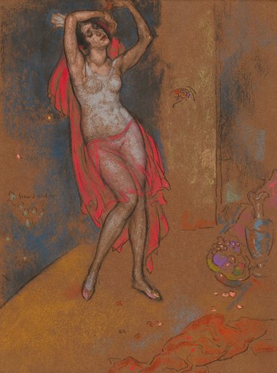 Anna Pavlova in Oriental Fantasy, Chicago, 1915-16 da William Penhallow Henderson