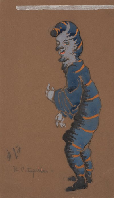 Caterpillar (costumi per Alice nel paese delle meraviglie, 1915) da William Penhallow Henderson