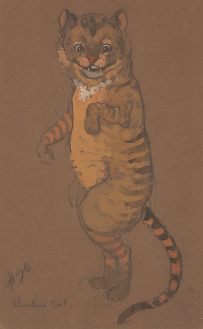 Costume del Gatto del Cheshire per Alice nel Paese delle Meraviglie, 1915 da William Penhallow Henderson