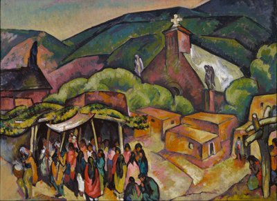 Giorno di festa: San Juan Pueblo da William Penhallow Henderson