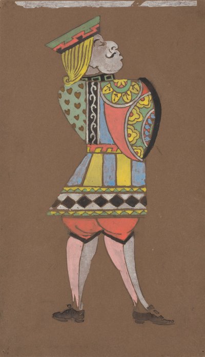 Fante di cuori (costumi per Alice nel Paese delle Meraviglie) da William Penhallow Henderson