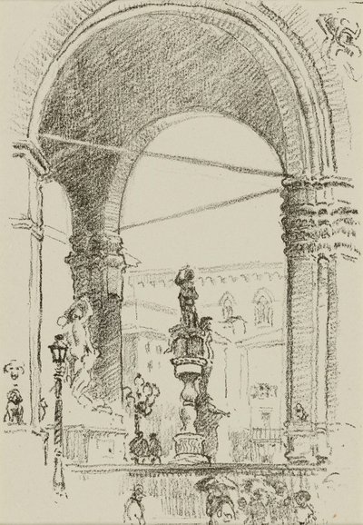Loggia dei Lanzi da William Penhallow Henderson