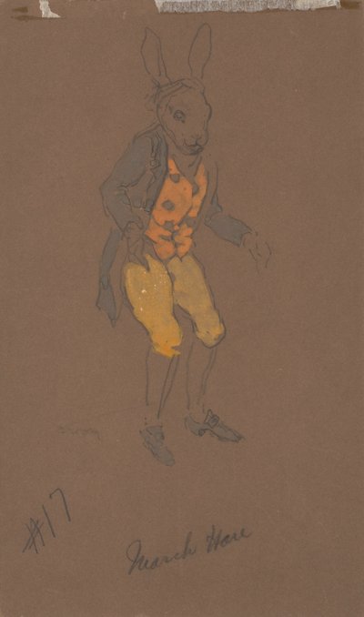 Lepre Marzolina (costume da Alice nel Paese delle Meraviglie, 1915) da William Penhallow Henderson