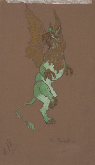 Il Grifone (costumi per Alice nel Paese delle Meraviglie, 1915) da William Penhallow Henderson