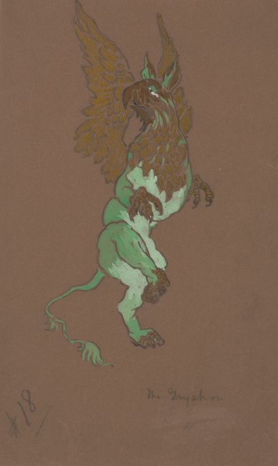 Costume del Grifone per Alice nel Paese delle Meraviglie da William Penhallow Henderson