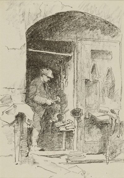 Il lavoratore del ferro da William Penhallow Henderson