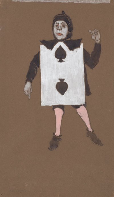 Due di picche (costumi per Alice nel paese delle meraviglie, 1915) da William Penhallow Henderson