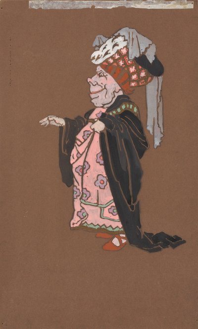 Ugly Duchess (costumi per Alice nel Paese delle Meraviglie, 1915) da William Penhallow Henderson