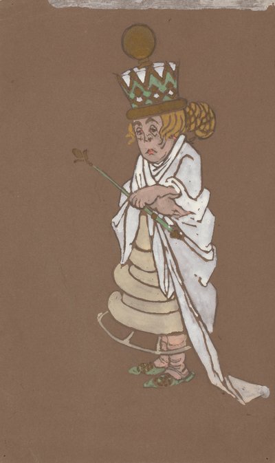 Regina Bianca (costumi per Alice nel Paese delle Meraviglie) 1915 da William Penhallow Henderson