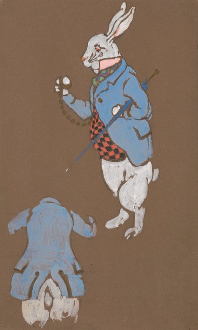 Costume del Coniglio Bianco per Alice nel Paese delle Meraviglie da William Penhallow Henderson