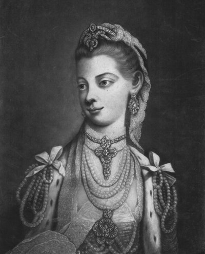 Sua Eccellente Maestà Charlotte Regina di Gran Bretagna, 1762 da William Pether