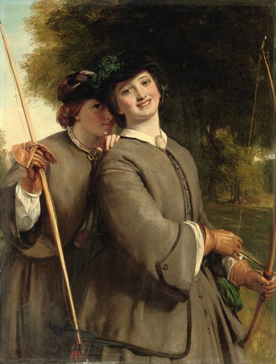Gli arcieri da William Powell Frith