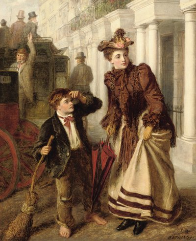 Il Netturbino, 1893 da William Powell Frith
