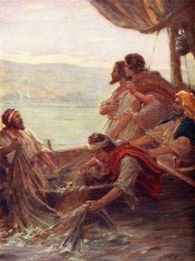 La mattina sul Mare di Tiberiade, Giovanni xxi, 4-6 da William Pratt