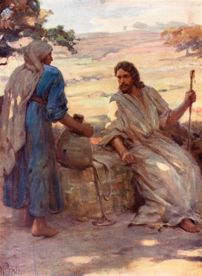 La Donna al Pozzo di Samaria, Giovanni iv, 6, 7 da William Pratt