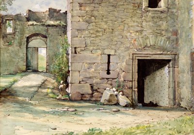 Il cancello ovest, Castello di Mains da William Proudfoot