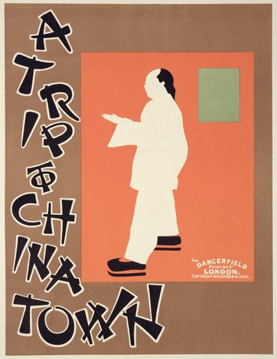 Riproduzione di un poster pubblicitario 