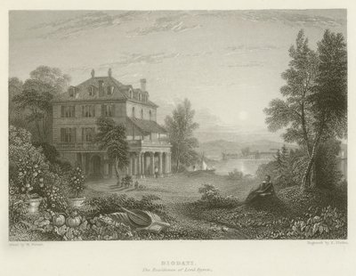 Diodati, la residenza di Lord Byron da William Purser