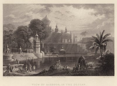 Veduta di Sassoor, nel Deccan da William Purser
