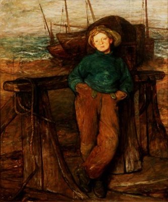 Un ragazzo pescatore da William Quiller Orchardson