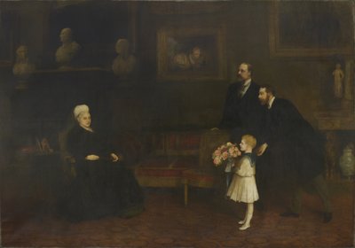 Quattro generazioni: La regina Vittoria e i suoi discendenti da William Quiller Orchardson