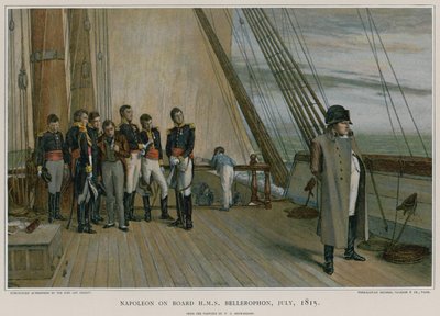Napoleone a bordo della HMS Bellerophon da William Quiller Orchardson