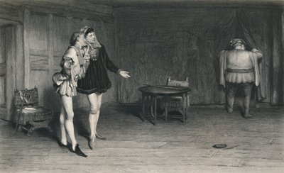 Principe Henry, Poins e Falstaff. Re Enrico IV - Prima Parte da William Quiller Orchardson
