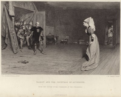 Talbot e la Contessa di Alvernia da William Quiller Orchardson