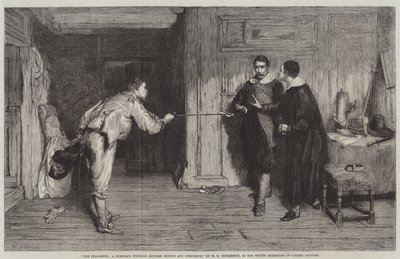 La sfida, la lotta di un puritano tra onore e coscienza da William Quiller Orchardson
