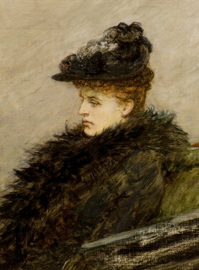 Il boa di piume da William Quiller Orchardson