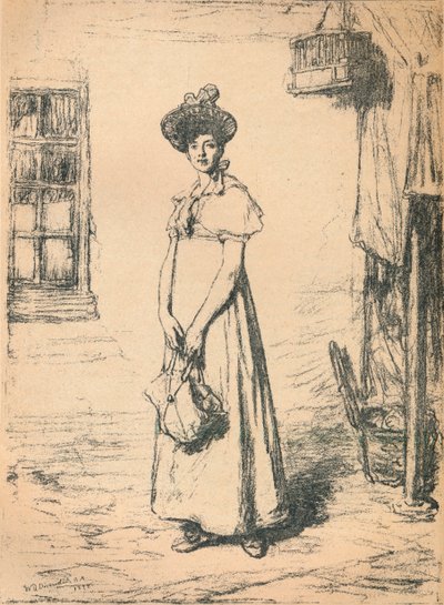 Studio della giovane casalinga, c1878 da William Quiller Orchardson