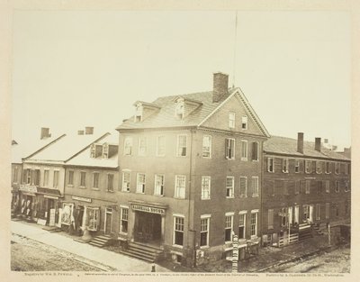Marshall House, Alexandria, Virginia, agosto 1862 da William R. Pywell