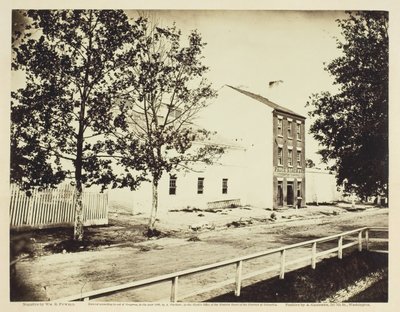 Prigione per schiavi, Alexandria, Virginia, agosto 1862 da William R. Pywell