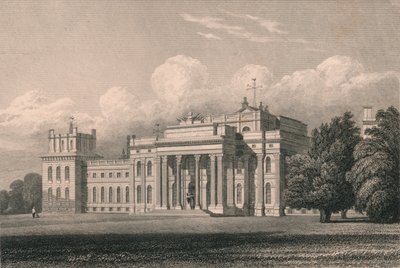 Blenheim, vista sud-est, Oxfordshire, 1831 da William Radclyffe
