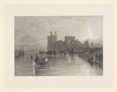 Castello di Caernarvon, Galles da William Radclyffe