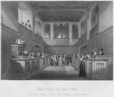 Cappella Reale - Palazzo di St. James da William Radclyffe