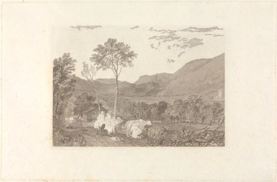 Castello di Hornby dalla Chiesa di Tatham da William Radclyffe